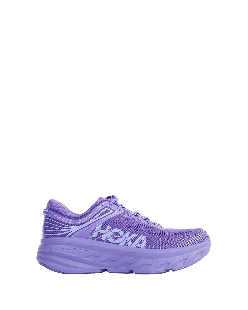 Hoka One One Purple Bondi 7 Sneakers