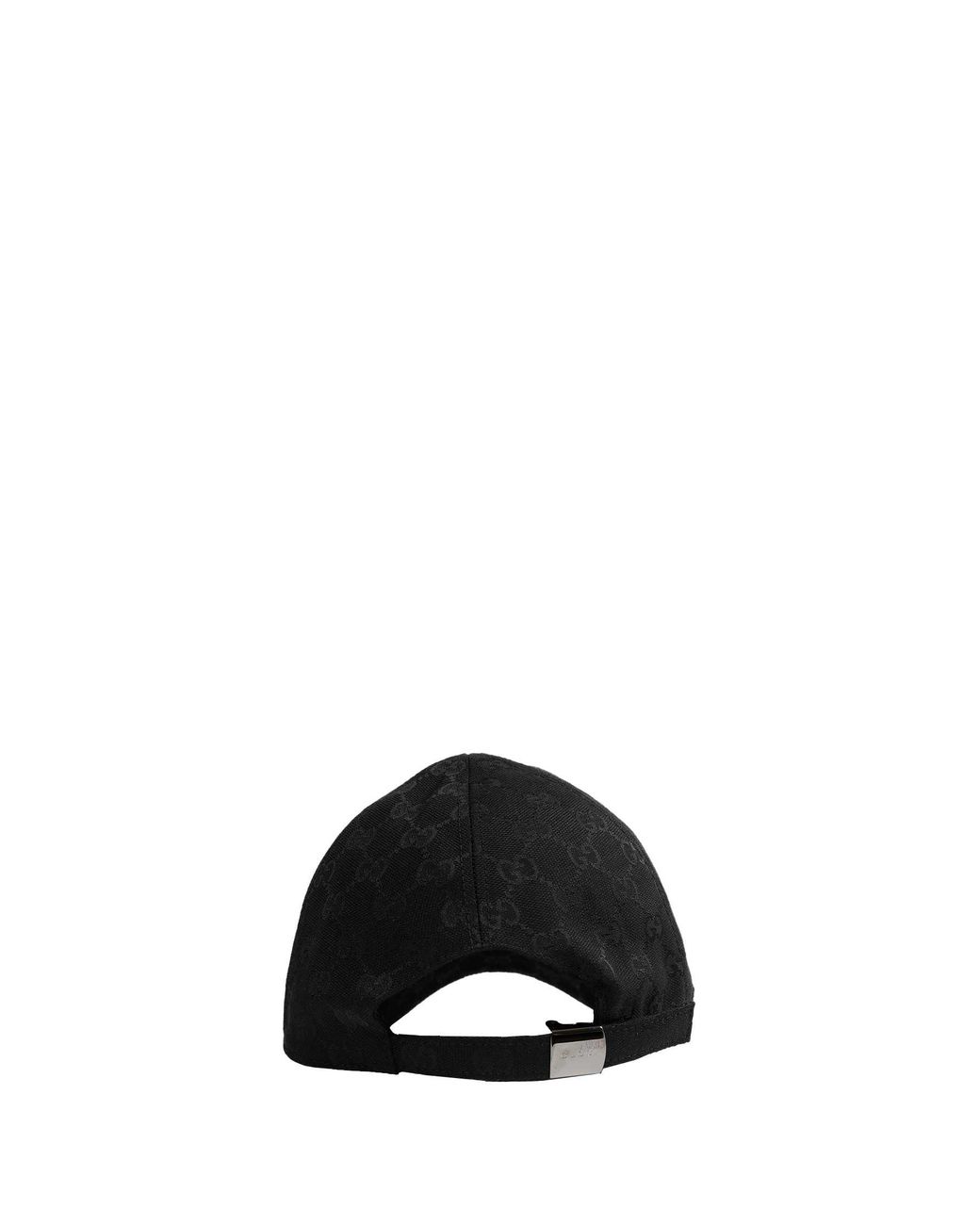 Gucci Black Gg Cotton Canvas Baseball Cap