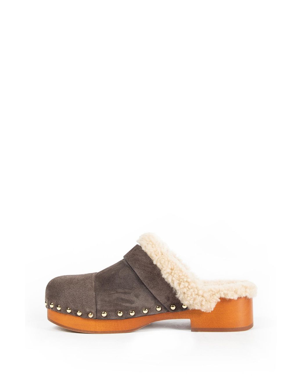 Chloé Brown Clogs