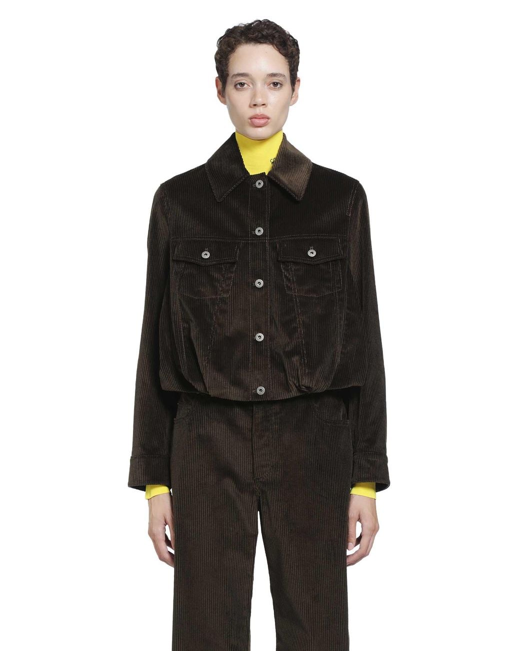 Loewe Black Cotton Corduroy Jacket