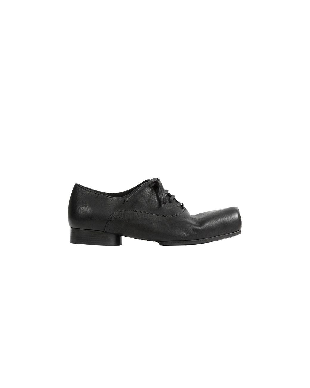 Uma Wang Black Ballet Derby Shoes