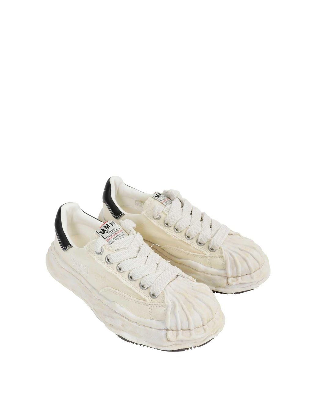 Maison Mihara Yasuhiro White Blakey Bleached Canvas for men