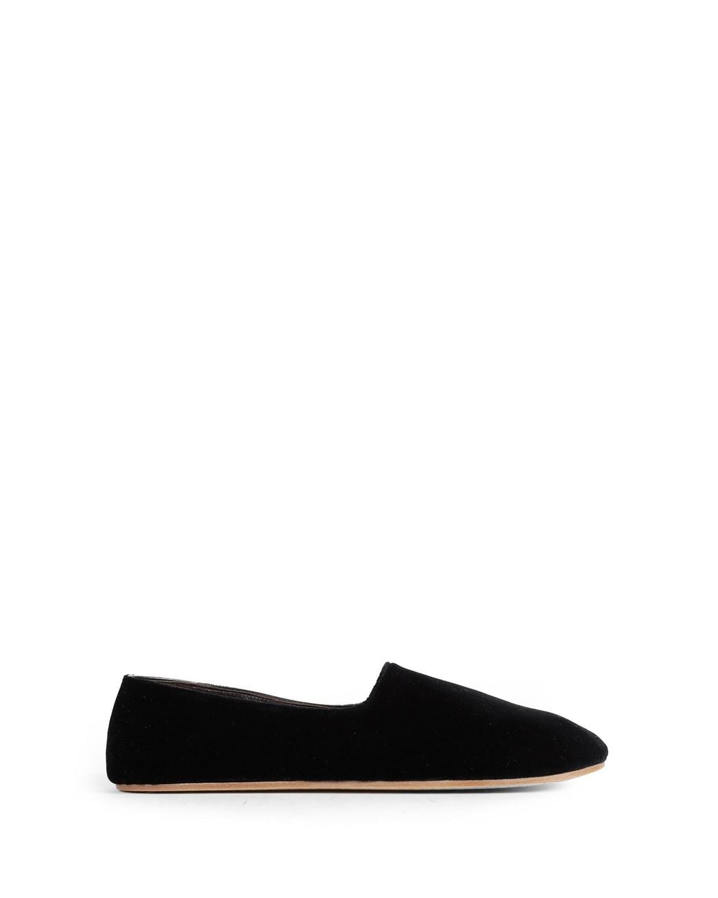 The Row Black Ponti Slippers