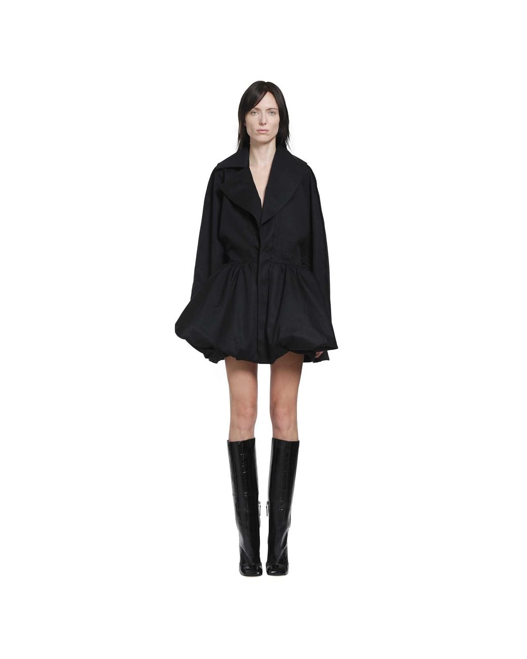 NVL-GARDE Black Trench Dress