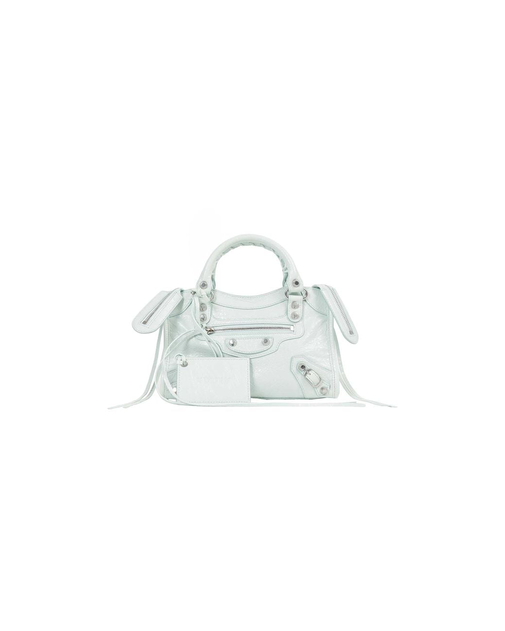 Balenciaga White Le City Mini Bag