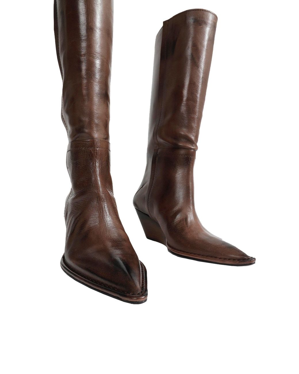 Capasa Brown Leather Boots