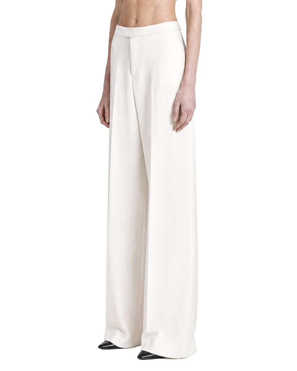SEBBIE White Bryce Wide Trouseres
