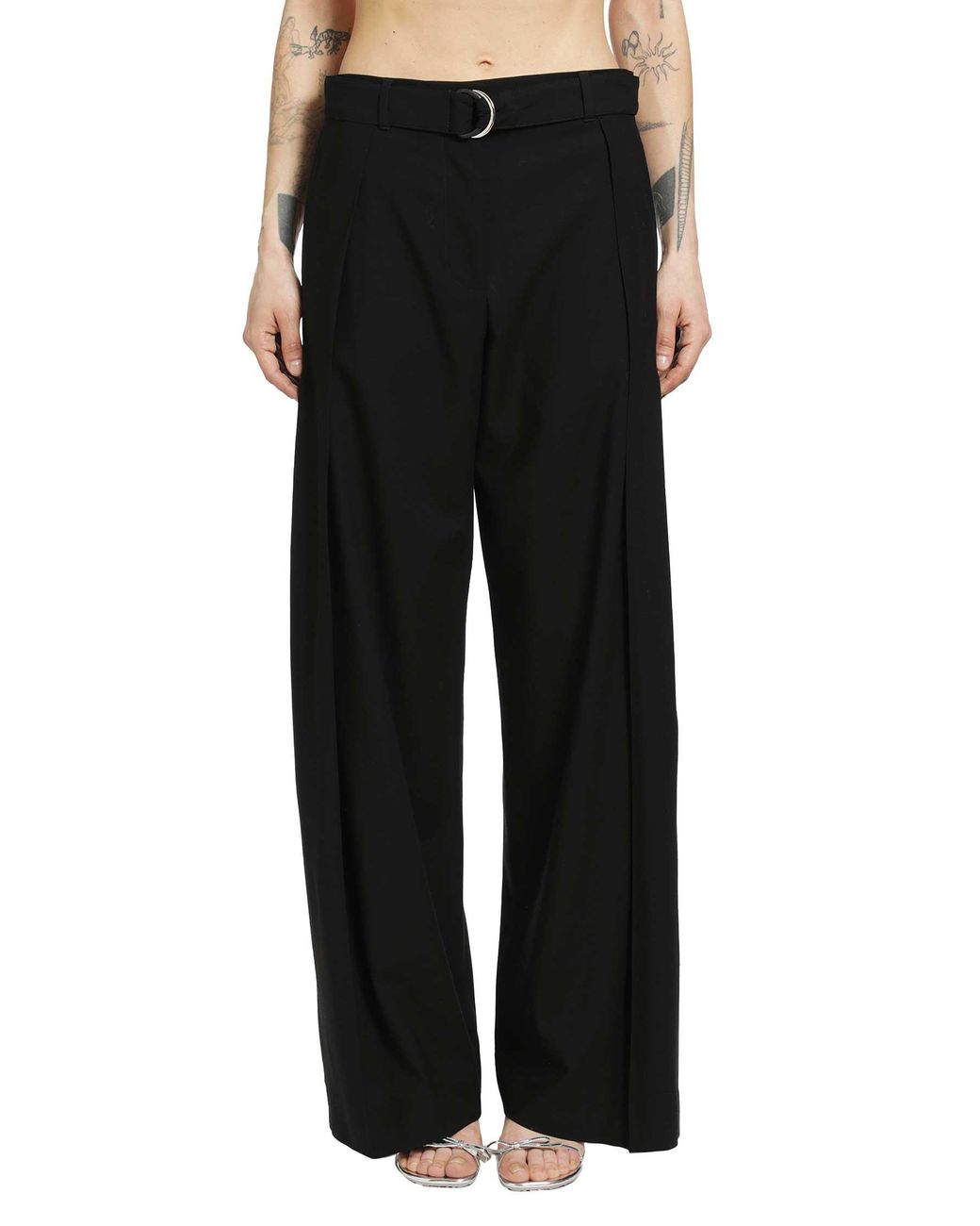 Loewe Black Belted Trousers
