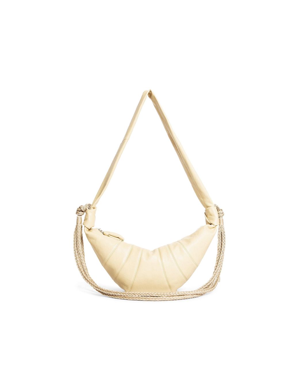 Lemaire Metallic Braid Medium Croissant Bag