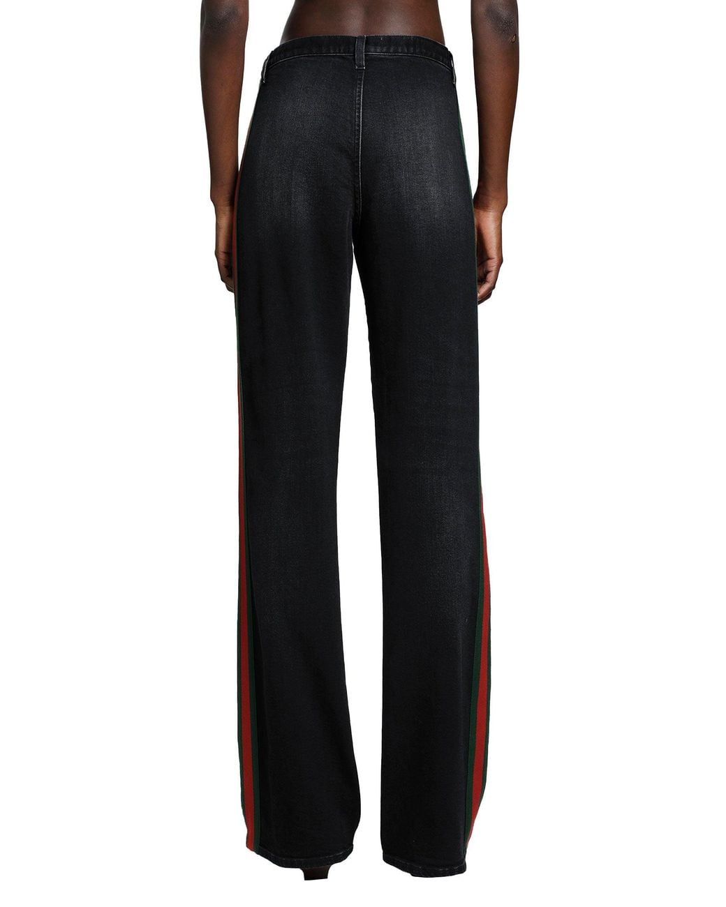 Gucci Black Washed Denim Tailored Jeans