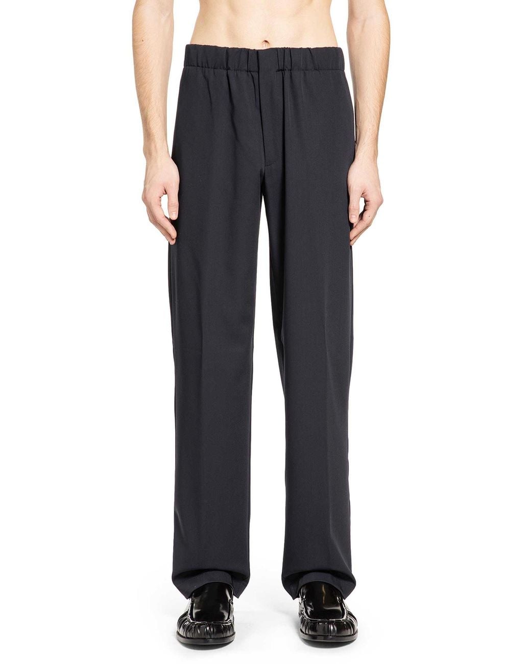 Lardini Blue Linen Cotton Silk Trousers for men