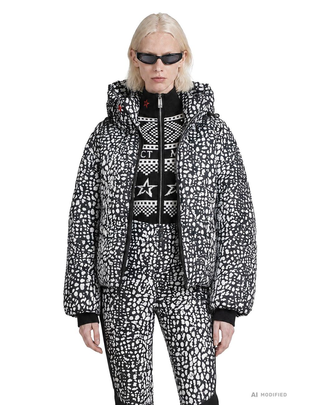 Perfect Moment Gray Bubble Down Jacket