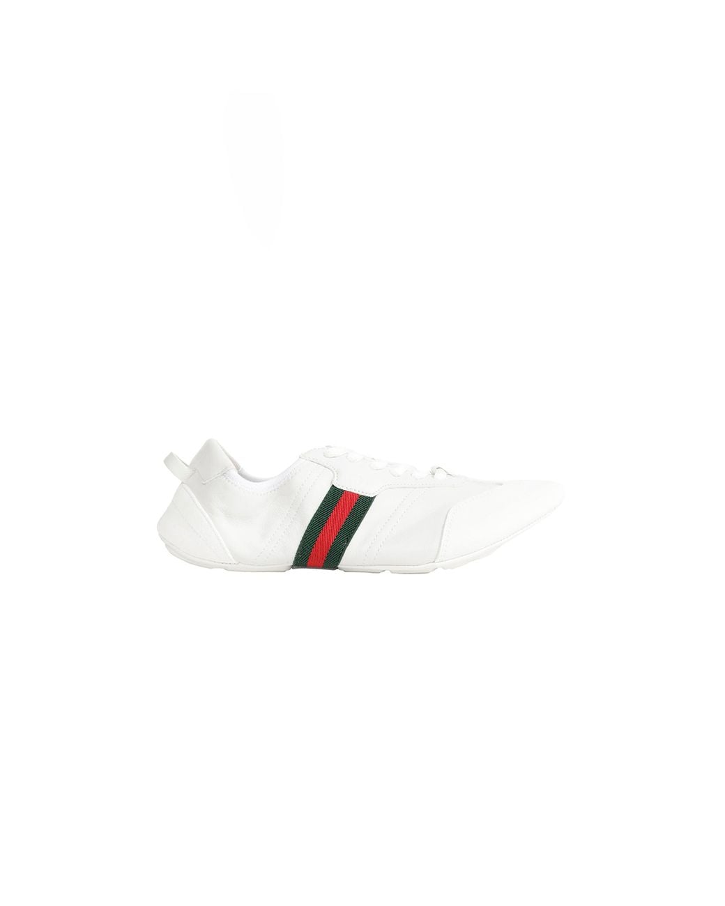 Gucci White Leather Sneakers