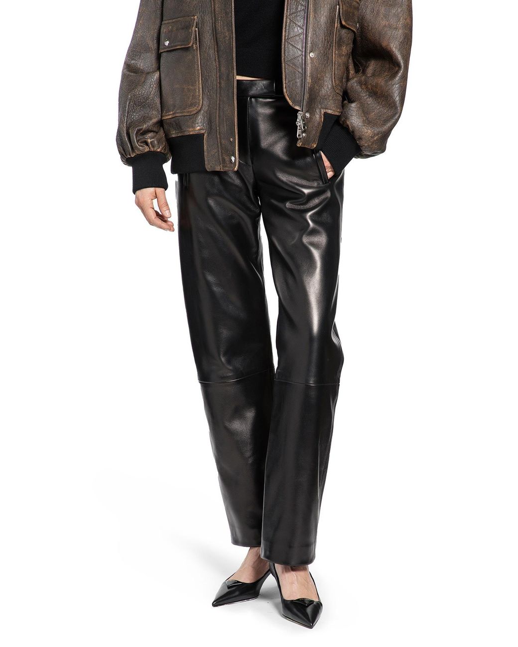 Khaite Black Miles Pants