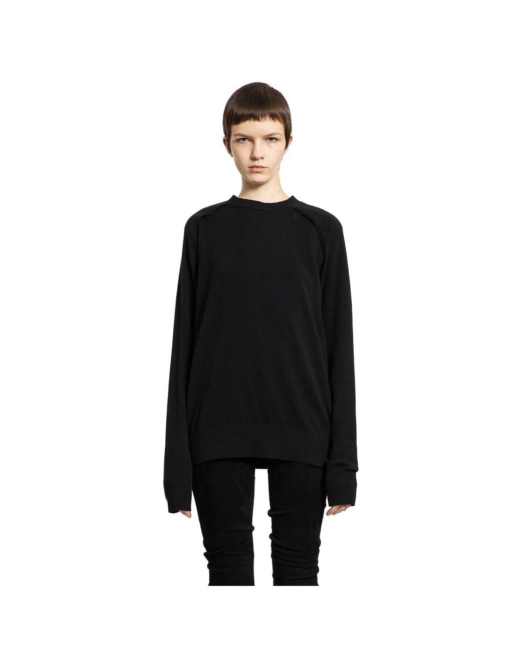 Ann Demeulemeester Black Ulu Sweater