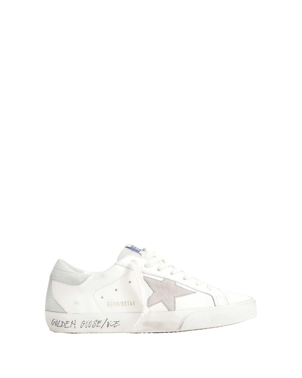 Golden Goose Deluxe Brand White Super-Star Sneakers for men