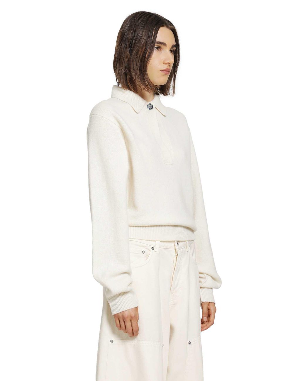 Haikure White Ash Relaxed Sweater