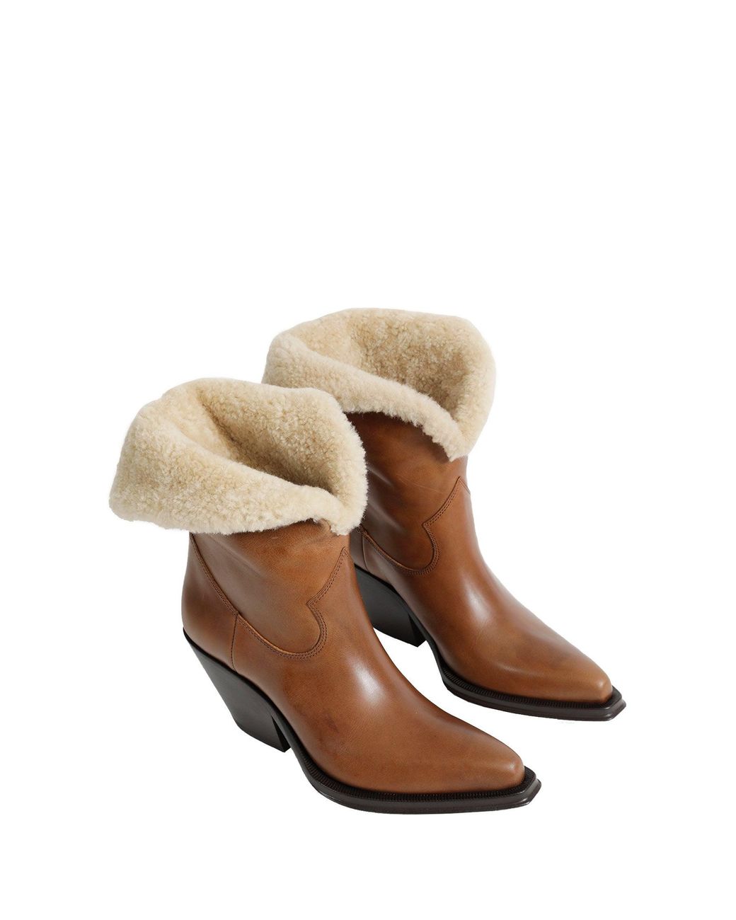 Chloé Brown Azelan Westen Boots