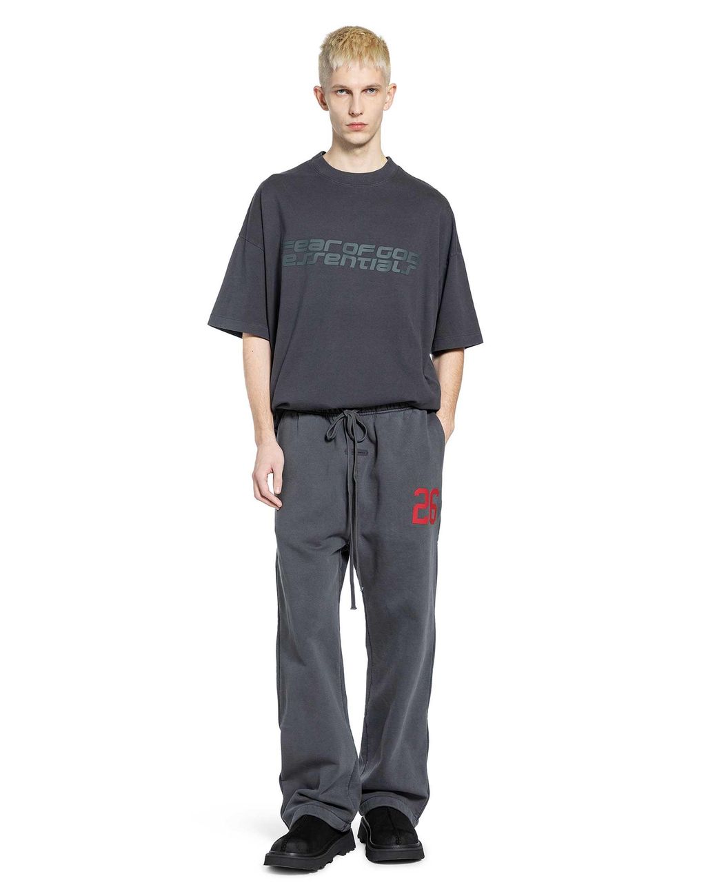 Fear Of God Blue 90's Essentials Short Sleeve T-Shirt for men