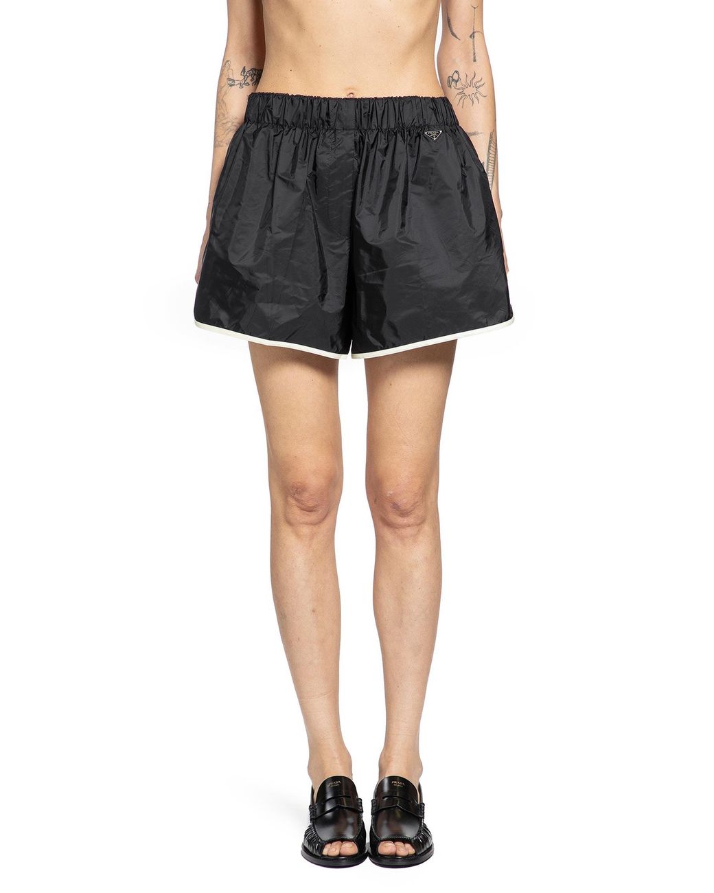 Prada Black Re-Nylon Shorts