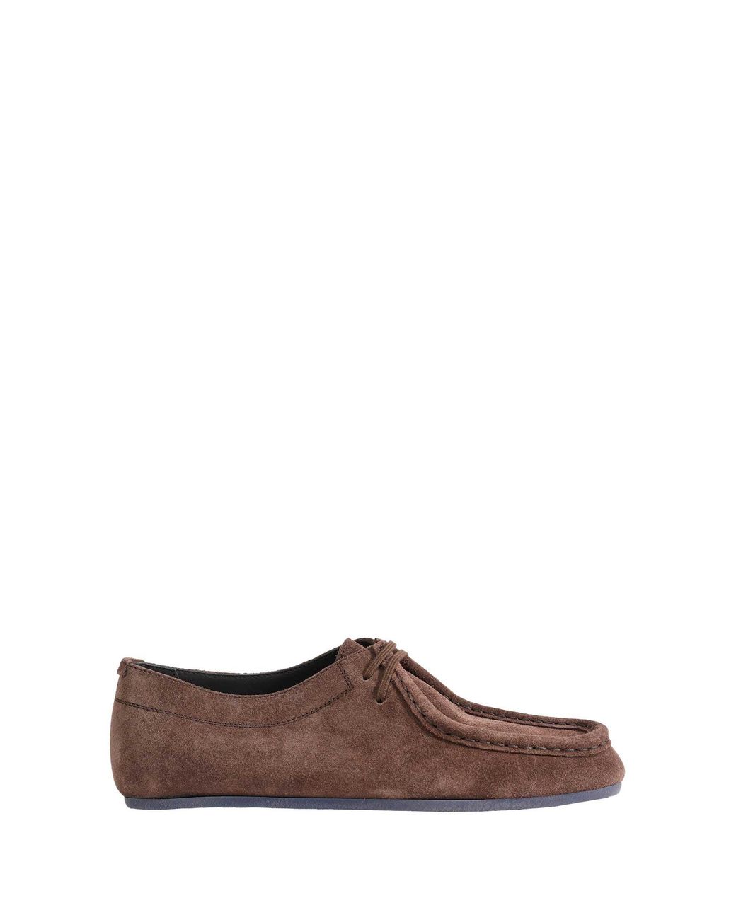 Jil Sander Brown Hood Lace-Up Shoe