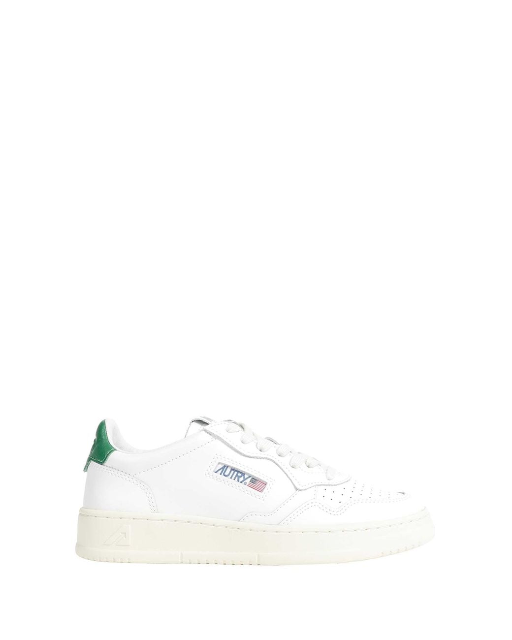 Autry White Medalist Low Sneakers