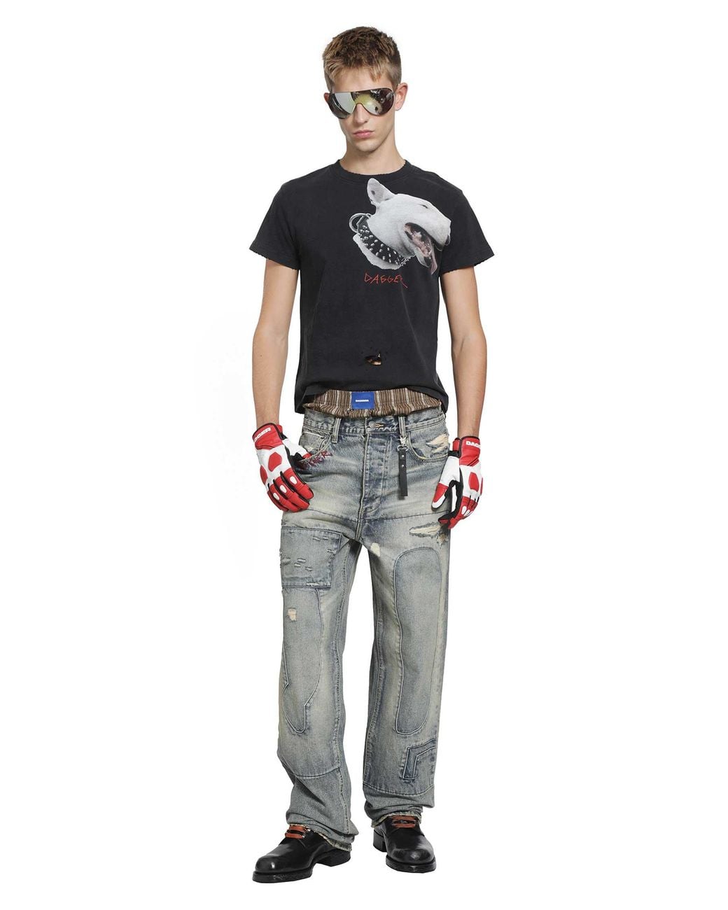 DAGGER Black Terrier Ts T-Shirt for men