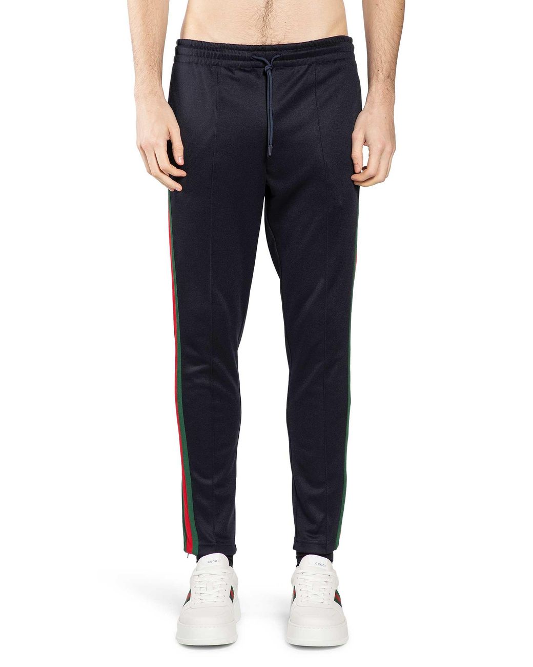 Gucci Blue Technical Jersey Track Pants for men