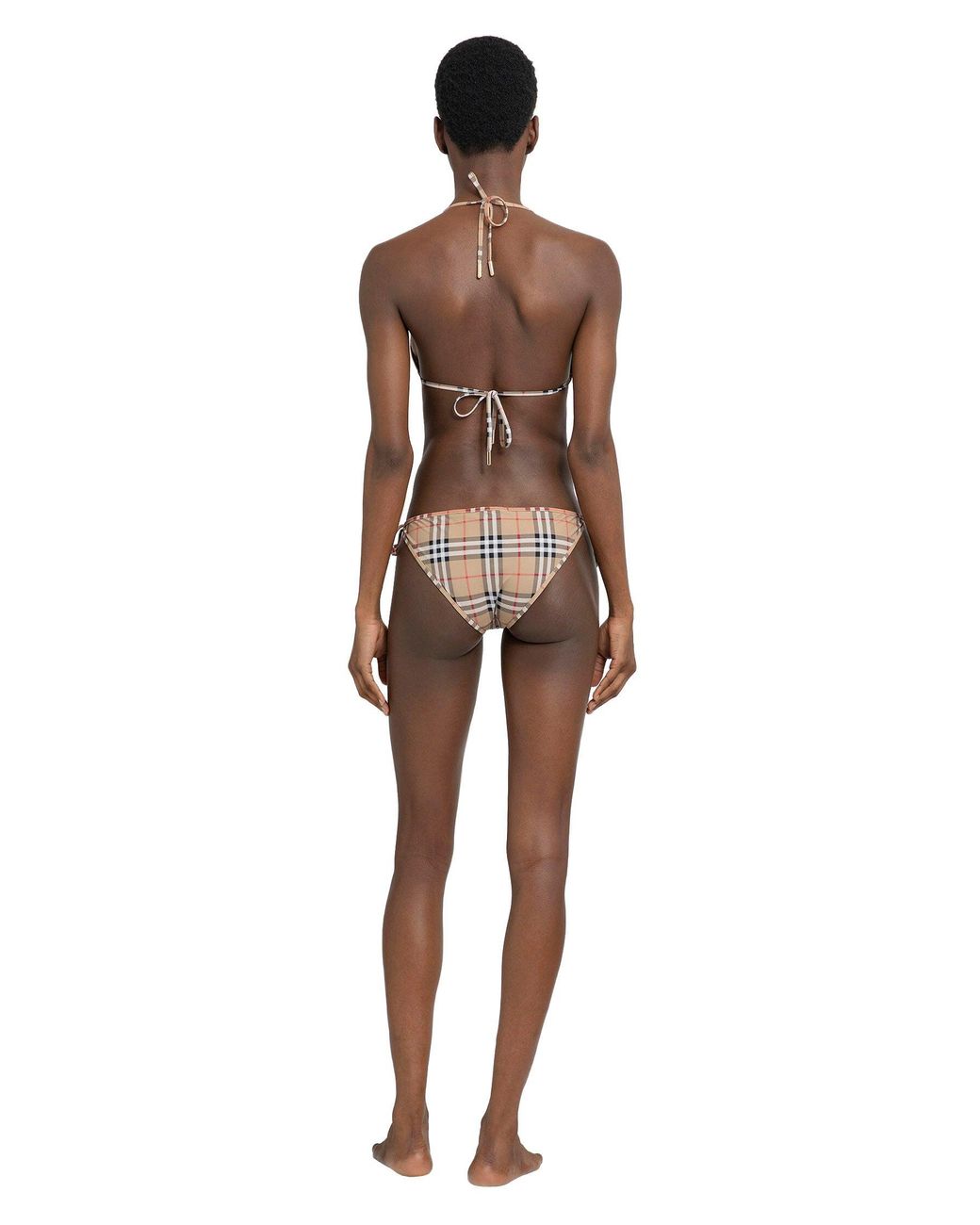 Burberry Natural Check Triangle Bikini