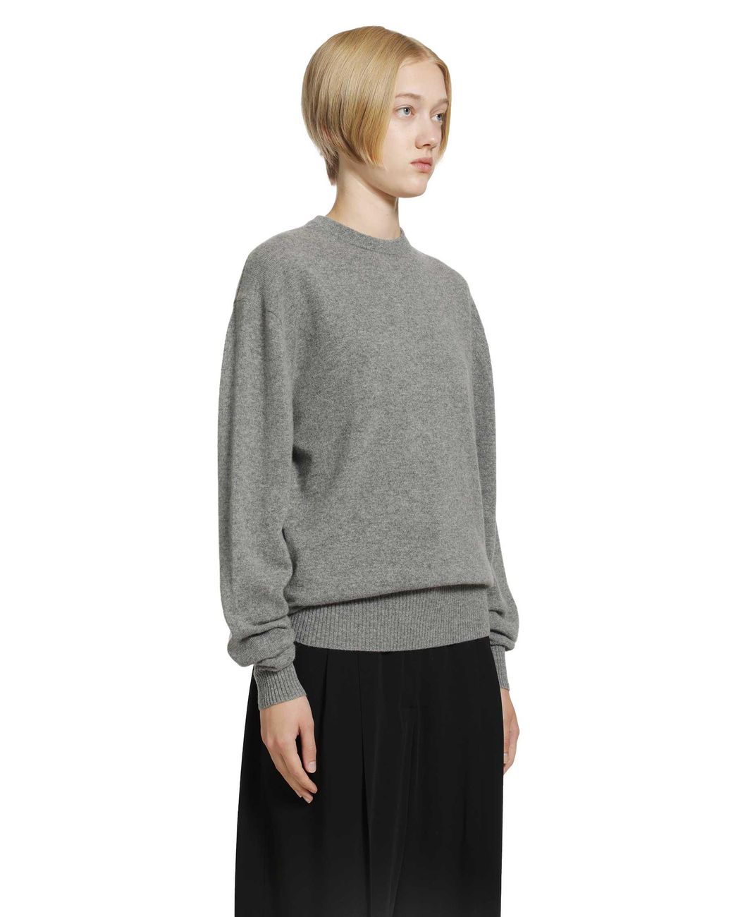 Totême  Gray Classic Cashmere Sweater