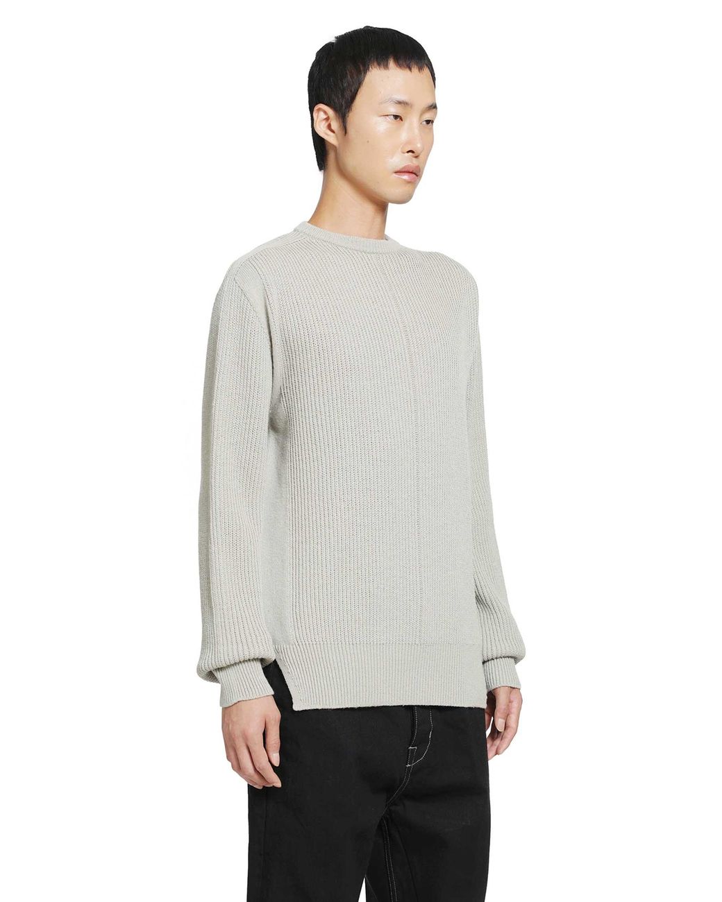 Rick Owens Gray Fisherman Round Neck for men