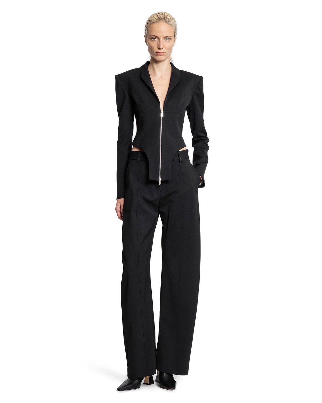 Ssheena Black Tailor Pants
