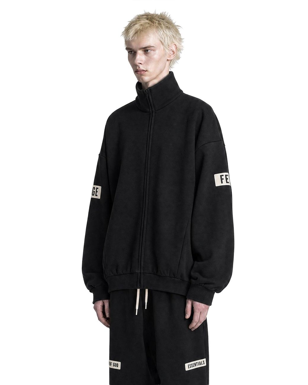 Fear Of God Black Track Jacket for men