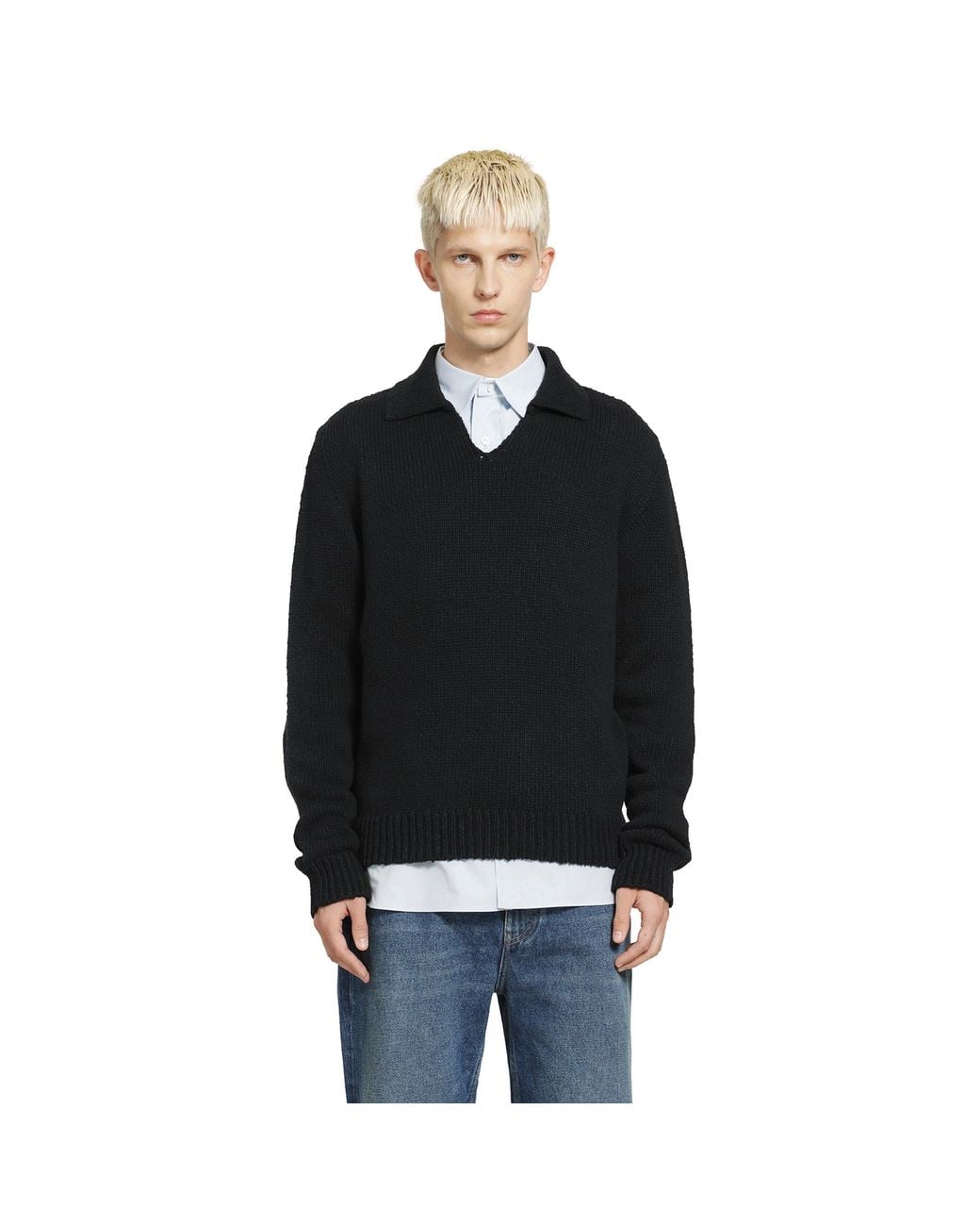 The Row Black Keegan Top for men