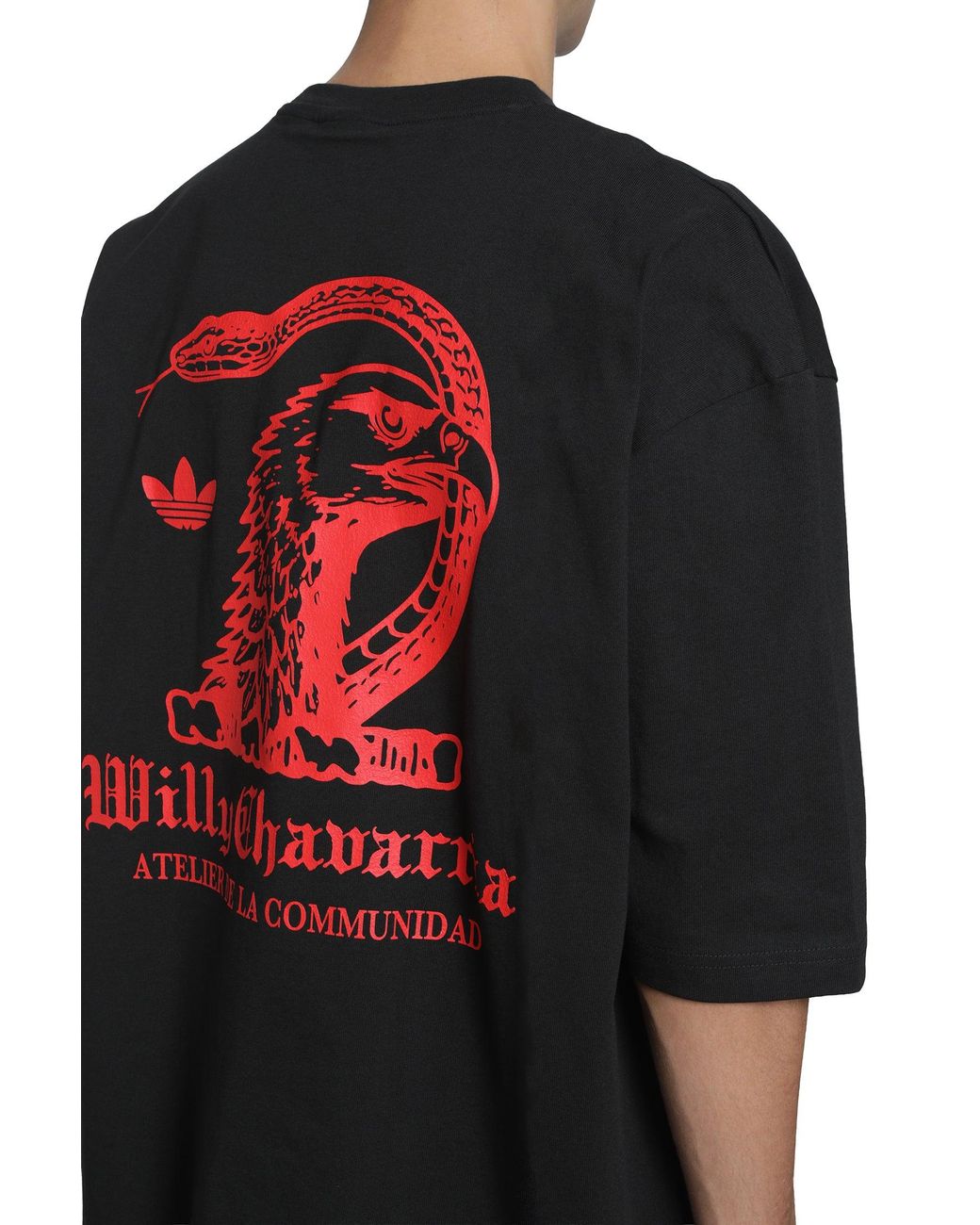 Adidas Black Originals X Willy Chavarria Atelier Tee for men