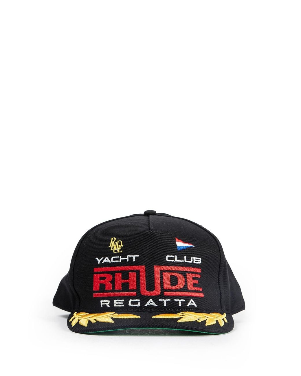 Rhude Black Regatta Club Hat for men
