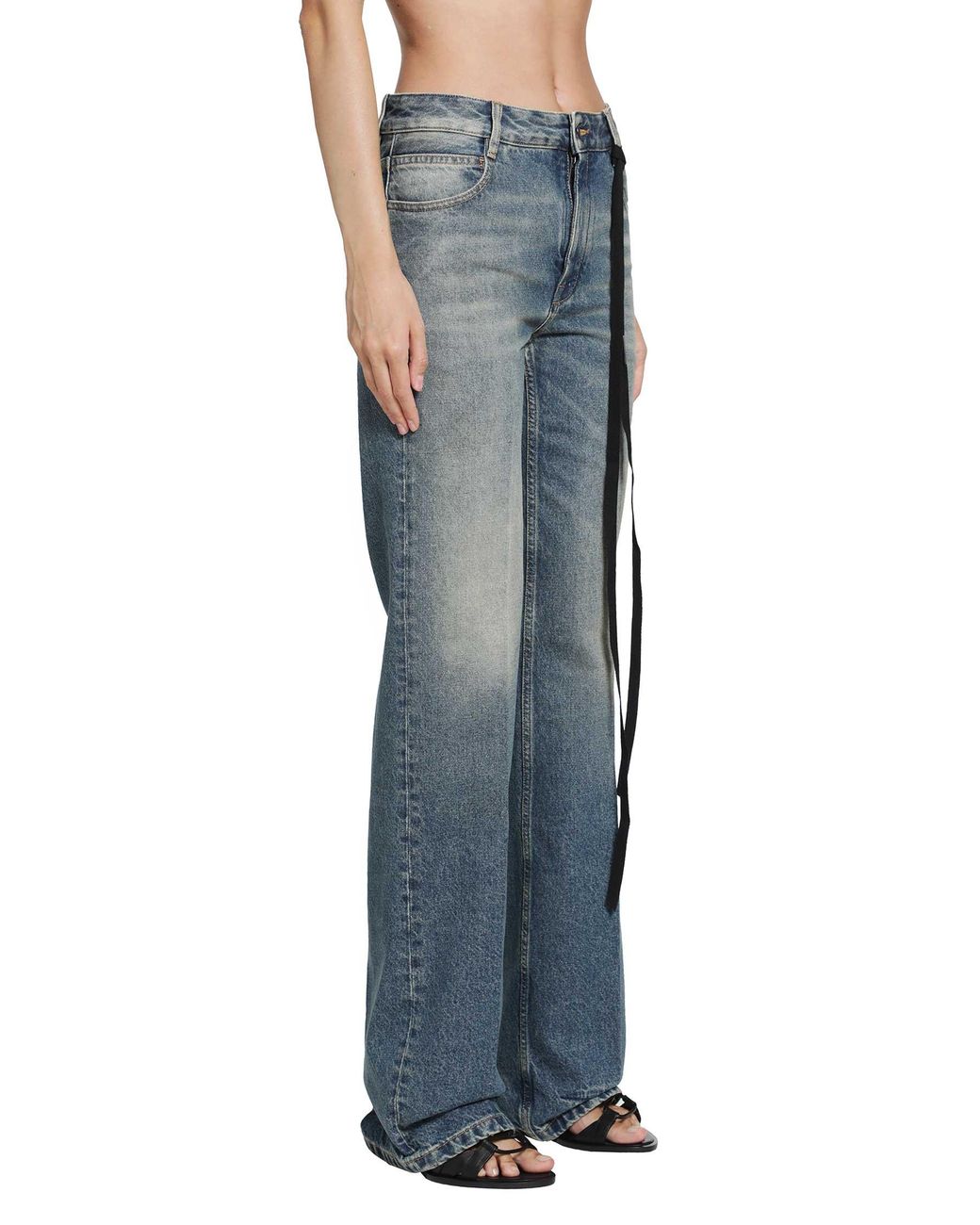 Ann Demeulemeester Blue Vive 5 Pocket Jeans