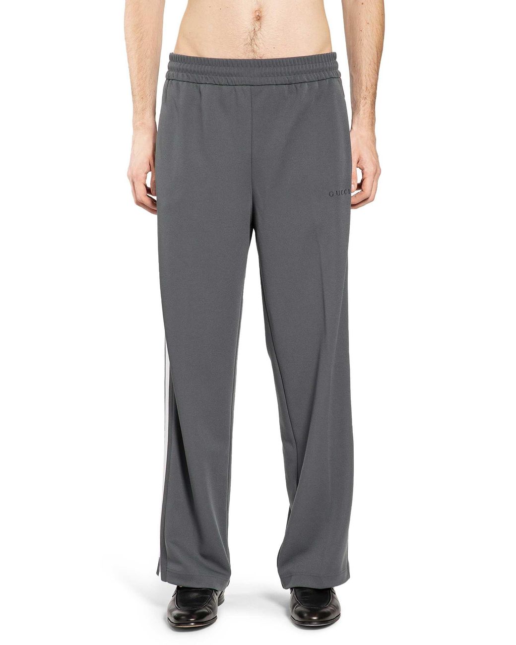 Gucci Gray Technical Jersey Track Pants for men