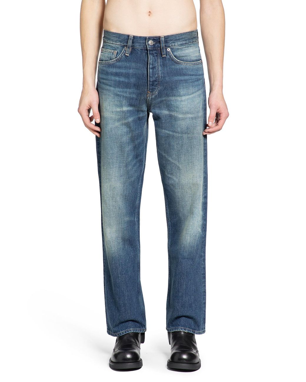 sunflower Blue Loose Jeans for men