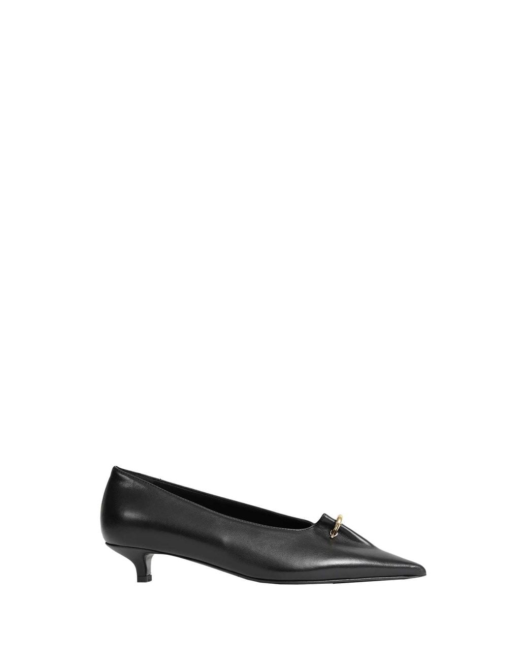 Totême  Black Pierced Nappa Pumps