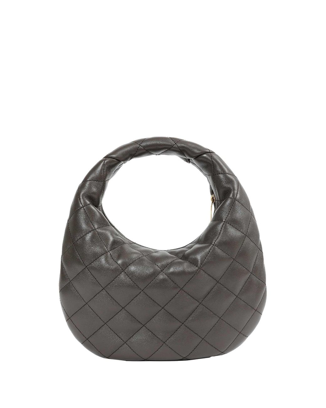 Saint Laurent Gray Icarino Quilted Nappa Bag