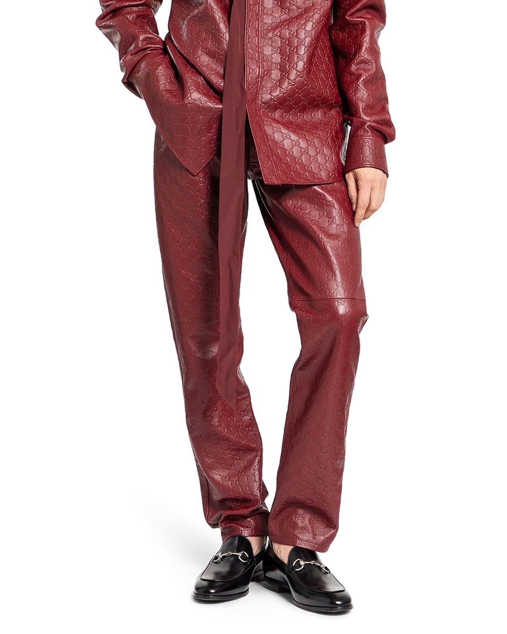 Gucci Trousers in Red for Men Lyst