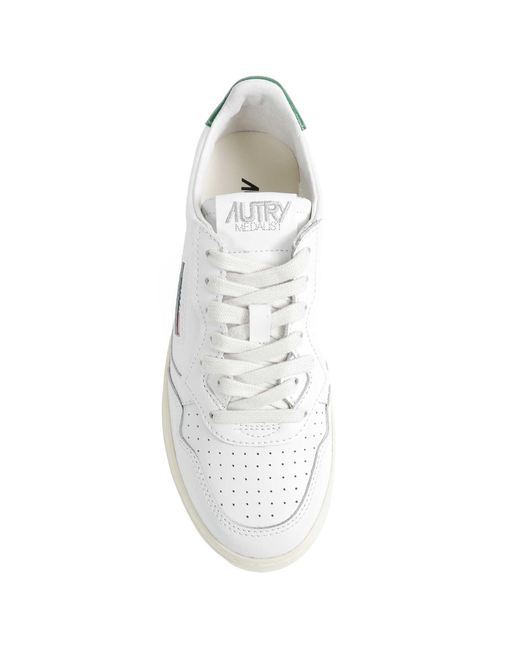 Autry White Medalist Low Sneakers