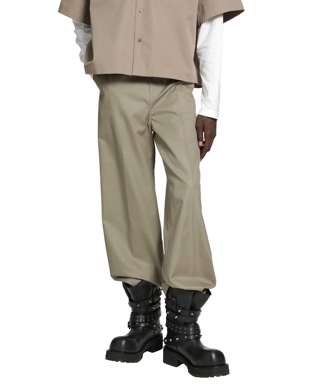 Balenciaga Natural Large Chino Pants for men