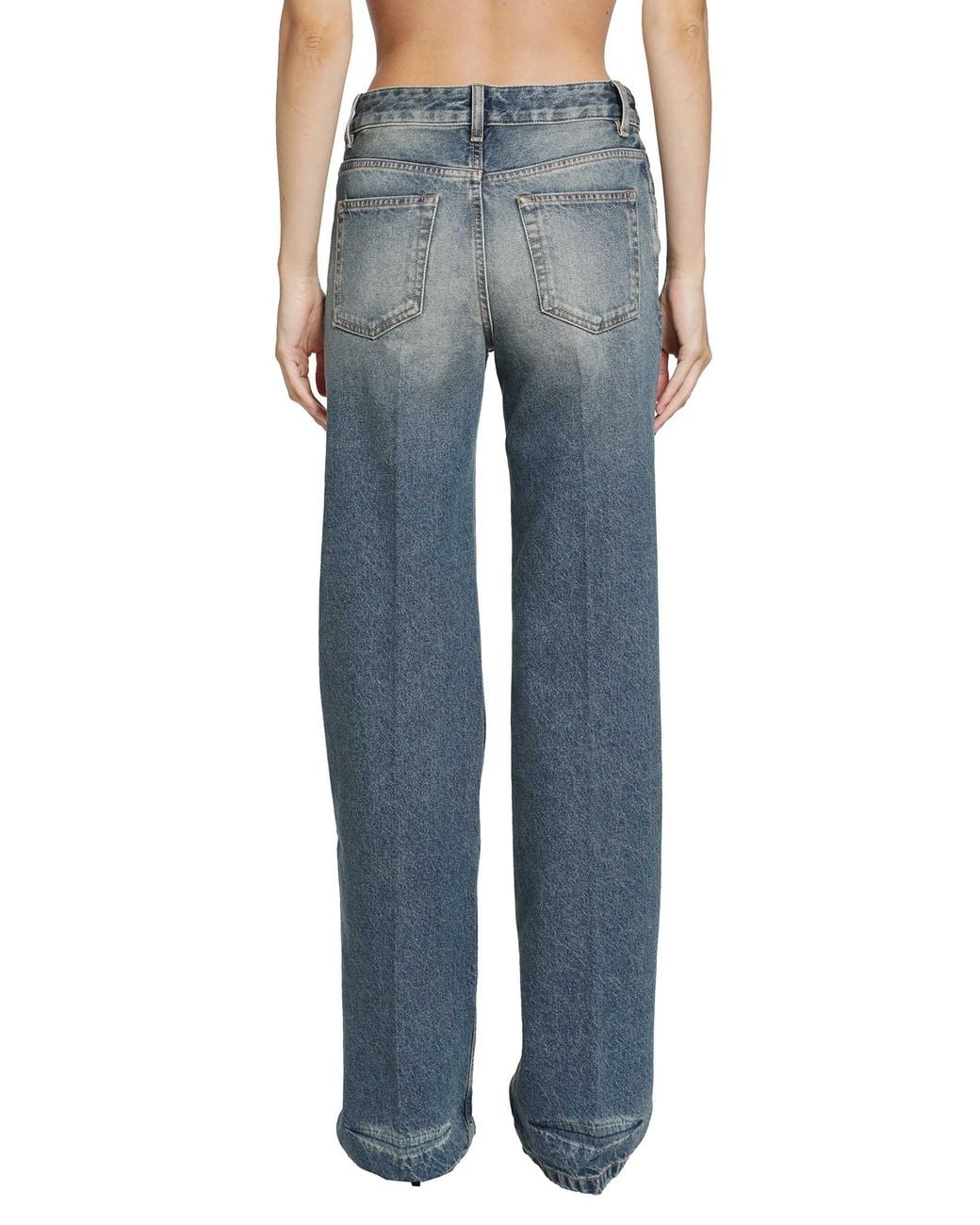 Ann Demeulemeester Blue Vive 5 Pocket Jeans