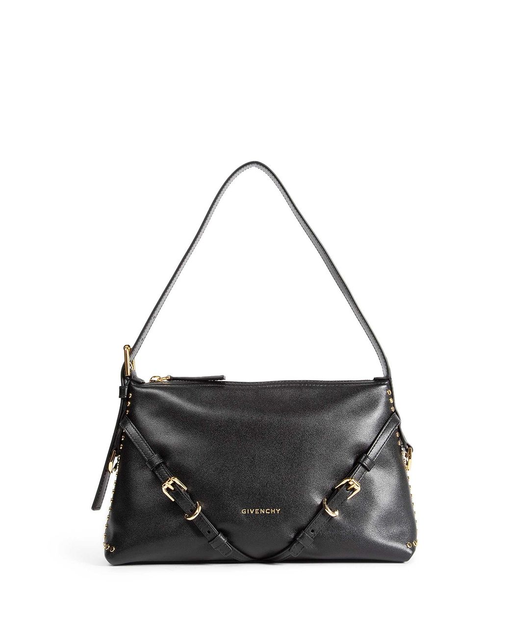 Givenchy Black Mini Voyou Leather Shoulder Bag