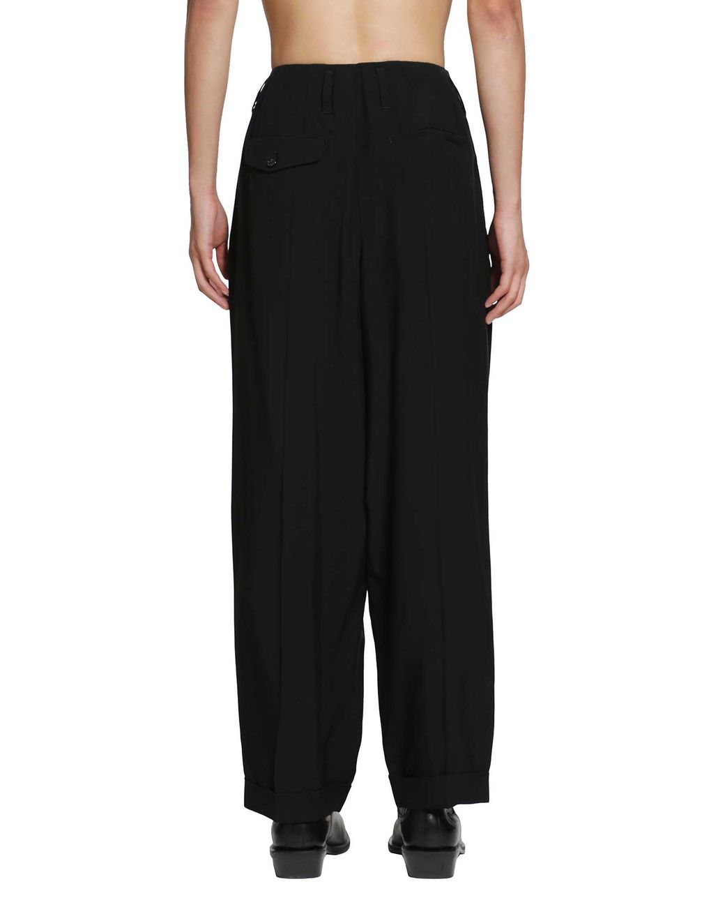 Ann Demeulemeester Black Agdar Trousers for men