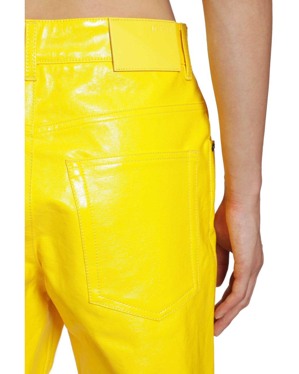 Loewe Yellow Trousers for men