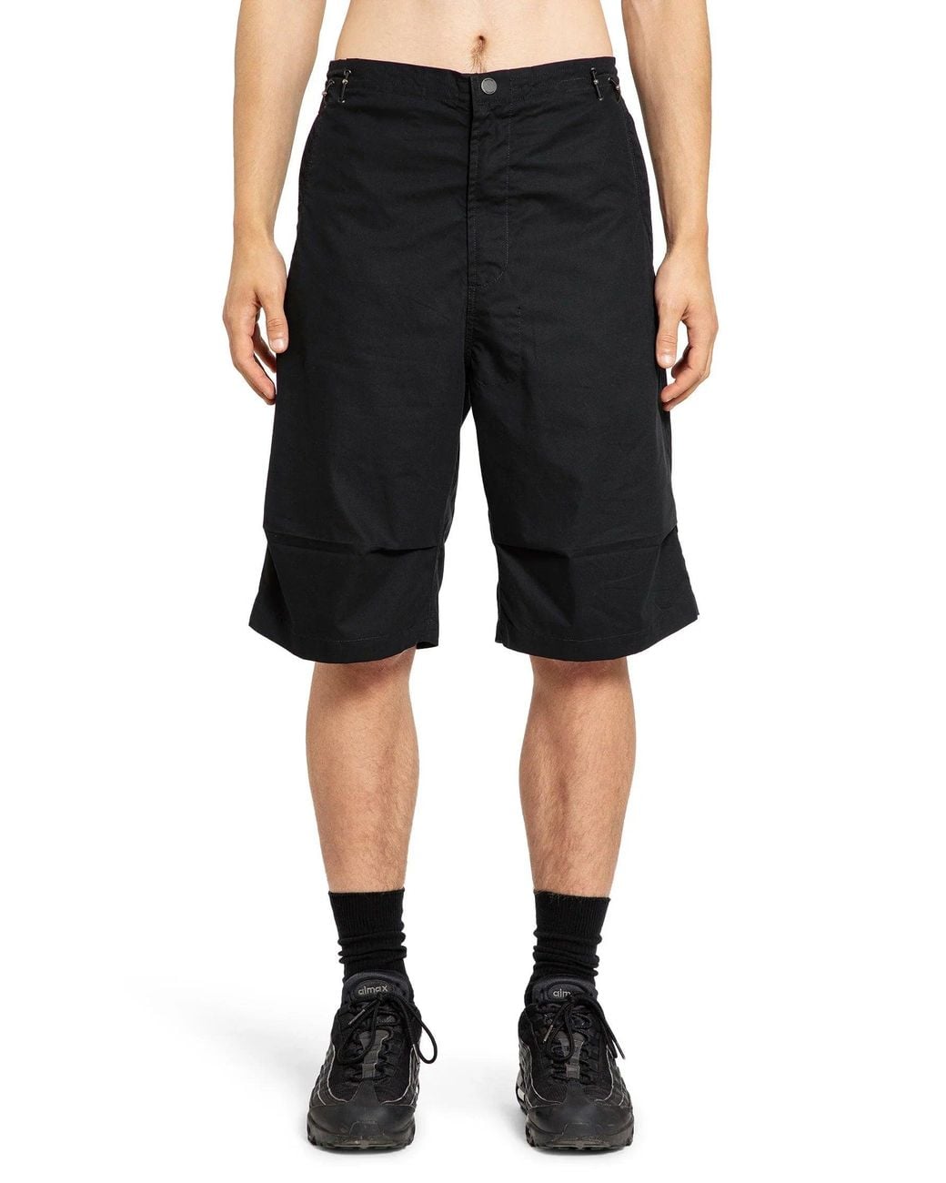 Maharishi Black Tiger Dragon Loose Snoshorts for men
