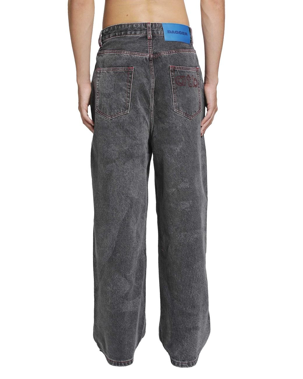 DAGGER Gray Mosh Johnny Jeans for men